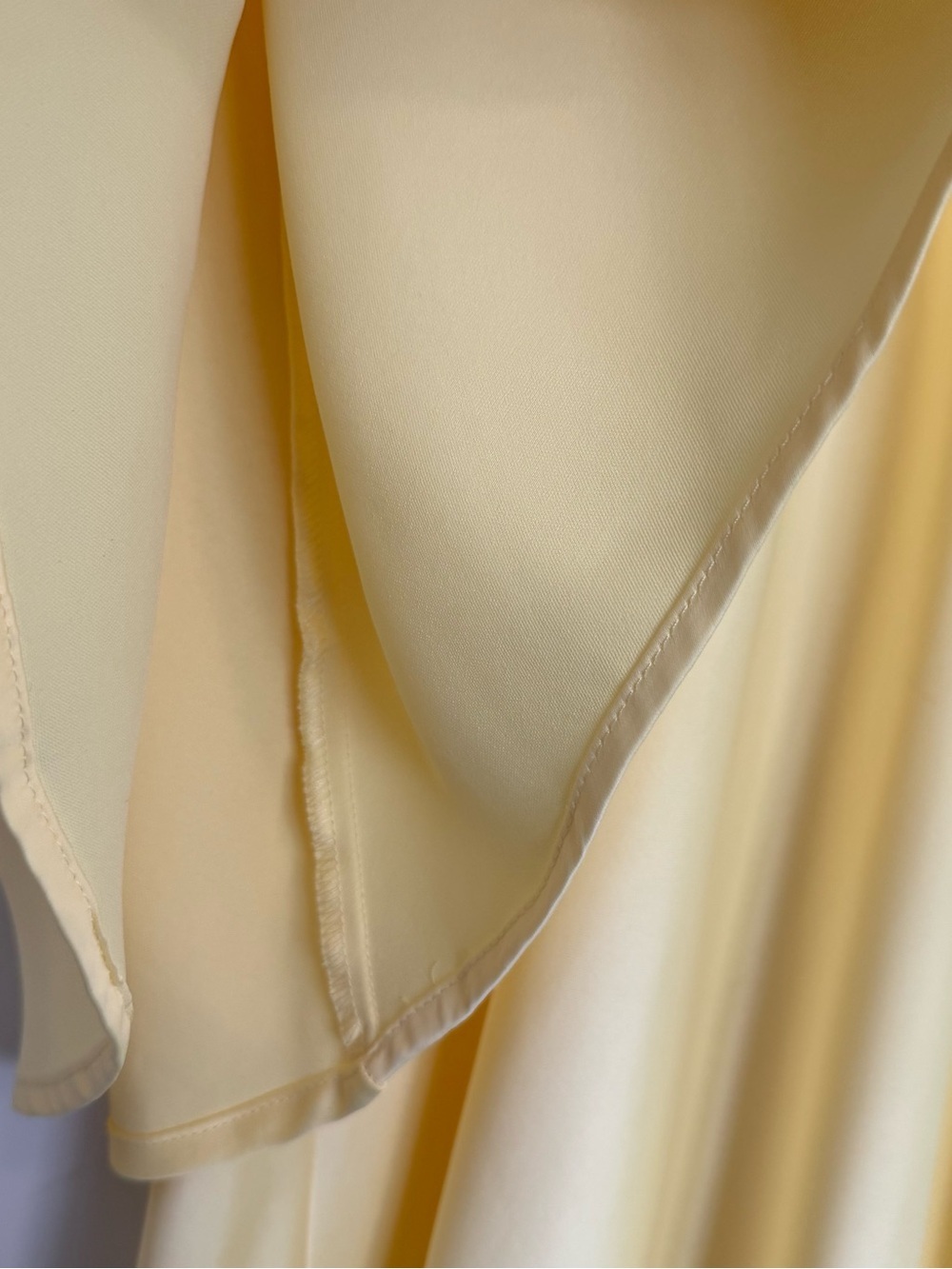 Mango Butter Yellow Flared Sleeve Dress size 8 - Picture 3 of 10